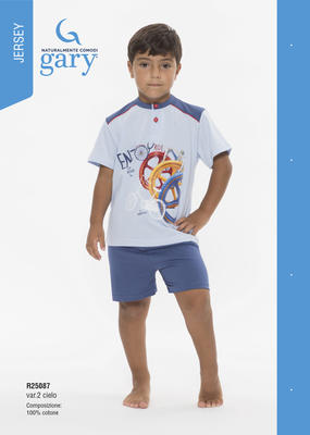 BOY'S PAJAMAS S/M R35087 Tellini S.r.l. Wholesale Clothing